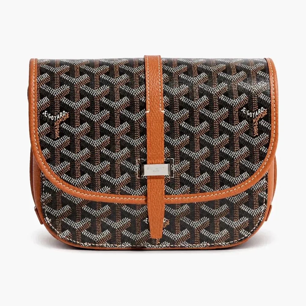 Goyard Belvedere PM Bag Black & Tan
