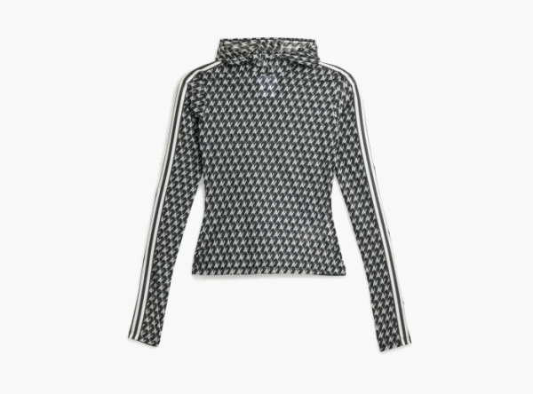 Adidas Originals x Avavav Mesh Allover Print Top Black 