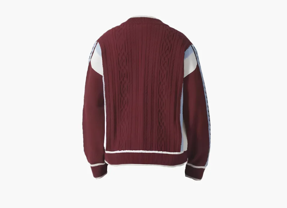Adidas Originals Retro Cardigan Burgundy