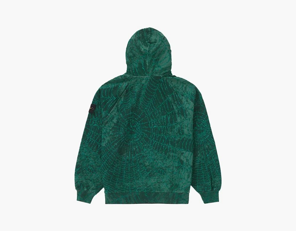 Supreme x Stone Island Hooded Sweatshirt Dark Green
