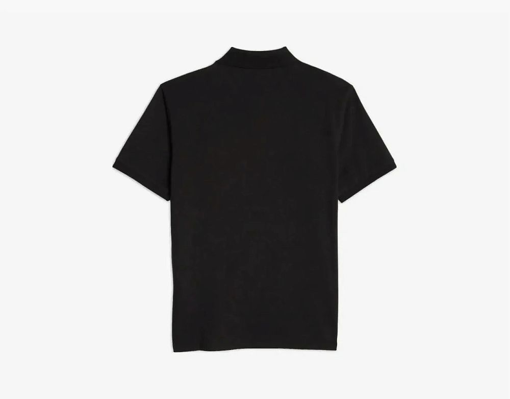 C.P. Company Stretch Piquet Short Sleeve Polo Black