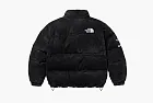 Supreme x The North Face Suede Nuptse Jacket Black