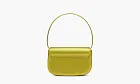 Diesel 1DR Shoulder Bag Metallic Leather Gold