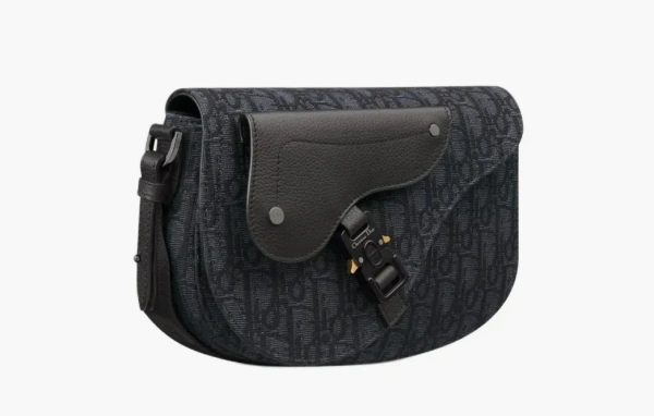 Dior Saddle Messenger Bag Black 