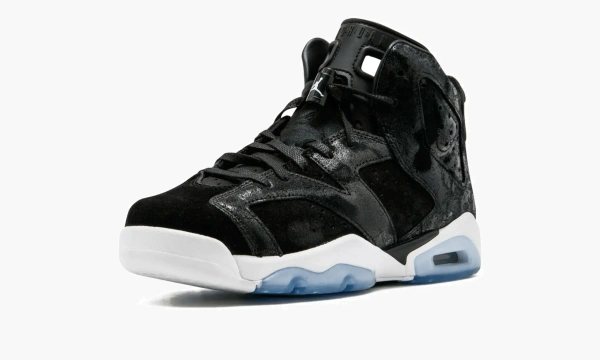 Air Jordan 6 Retro Prem Hc Gg Heiress - Black Suede 