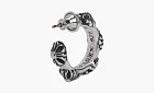 Chrome Hearts Cross Band Hoop Silver