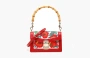 Miu Miu Embroidered Top Handle Bag "Red" 