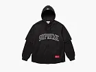 Supreme x Chicago White Sox Hooded Baseball Jersey Black