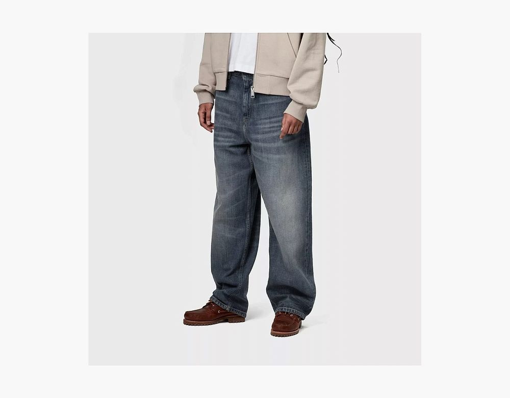Carhartt WIP Brandon Wide Jeans Washed Blue
