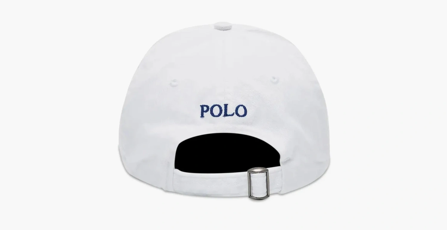 Polo Ralph Lauren Chino Sport Cap White/Marlin Blue 
