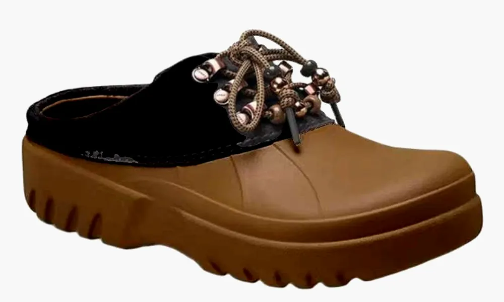 Crocs Axle Suede Mule Sepia Dark Cocoa