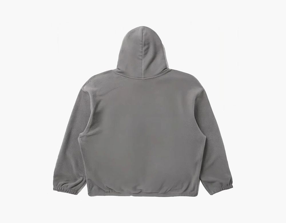 Carhartt WIP College Logo Hooded Sweatshirt Grey