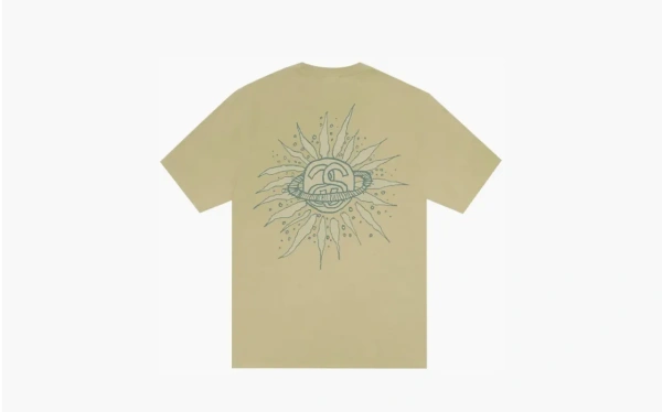 Stussy Look Beyond Tee Pigment Dyed Elm  Stussy Look Beyond Tee Pigment Dyed Elm