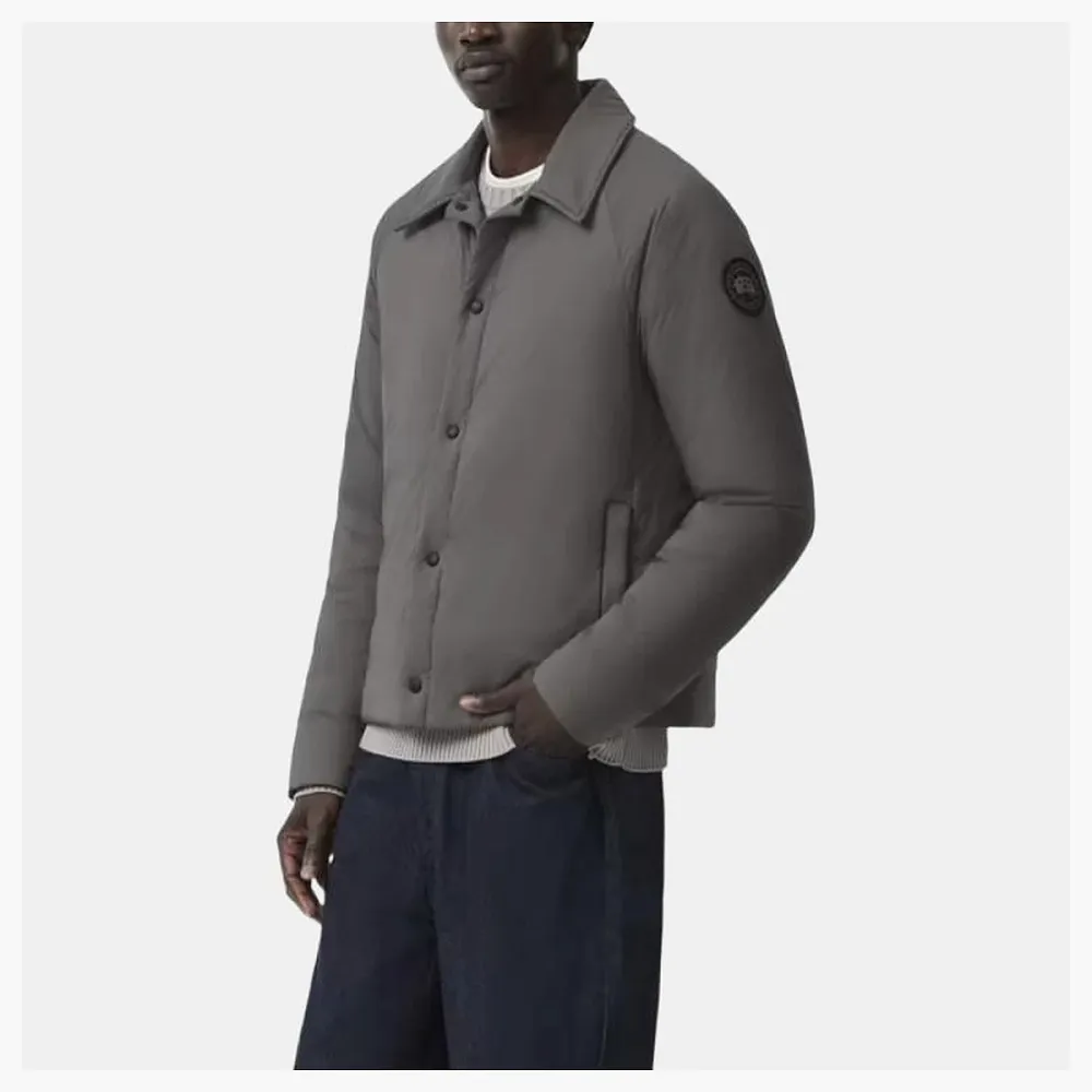 Canada Goose Lodge Coach Jacket Black Label Coastal Grey