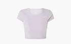 Sporty & Rich Crop Tops Purple White