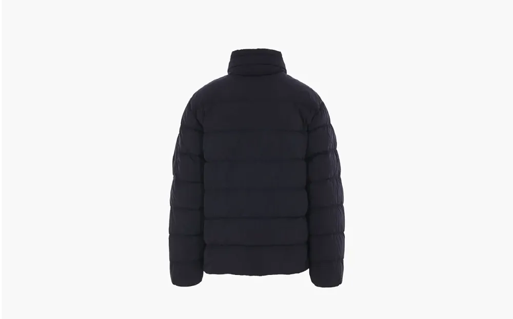 C.P. Company Men's Blue Logo Chrome-R Down Jacket Blue