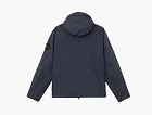 Stone Island Crinkle Reps NY Hooded Jacket Navy Blue