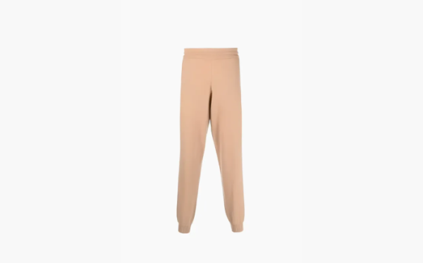 Sporty & Rich Logo-embroidered Track Pants Camel 