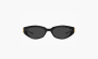 Gentle Monster Metal Acetate Cat's Eye Sunglasses Men's Black 