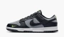 Nike Dunk Low Black Cool Grey Volt Mini Swoosh 