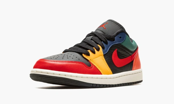 Air Jordan 1 Low SE WMNS Black Multi-color 