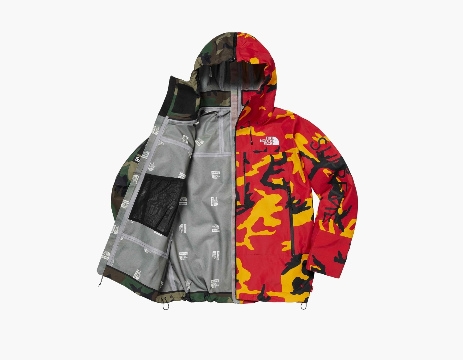 Supreme x The North Face Split Taped Seam Shell Jacket Camo  Supreme x The North Face Split Taped Seam Shell Jacket Camo