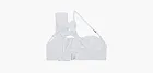 Nike x Jacquemus La Brassière Drapée Sports Bra White