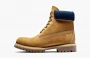 Timberland 6 Inch Premium Waterproof Boots "Wheat Nubuck Blue Collar" 