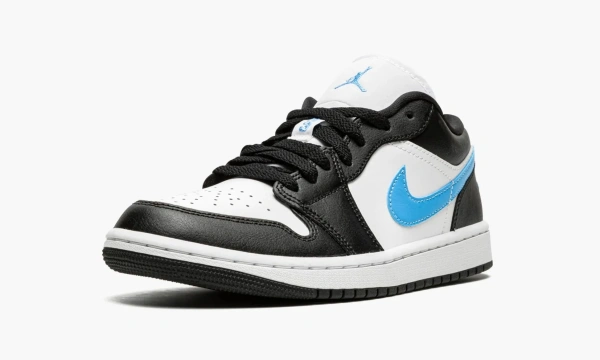 Air Jordan 1 Low WMNS Black University Blue White 