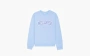 Sporty & Rich Wellness Cotton Sweatshirt Blue 