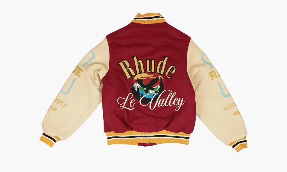 RHUDE Le Valley Varsity Jacket Multicolor