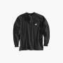 Carhartt K128 HEAVYWEIGHT LONG-SLEEVE POCKET HENLEY T-SHIRTT LOOSE FIT 