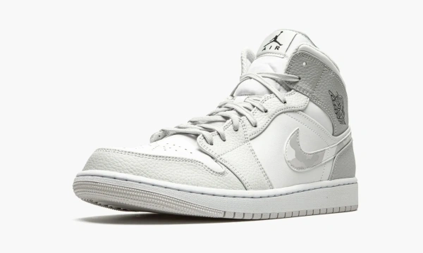 Air Jordan 1 Mid White Camo 