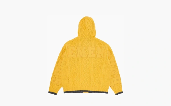 Supreme x Goodenough Zip Up Hooded Sweater Yellow 