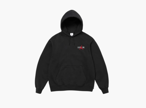Supreme x Jordan Hooded Sweatshirt Black 