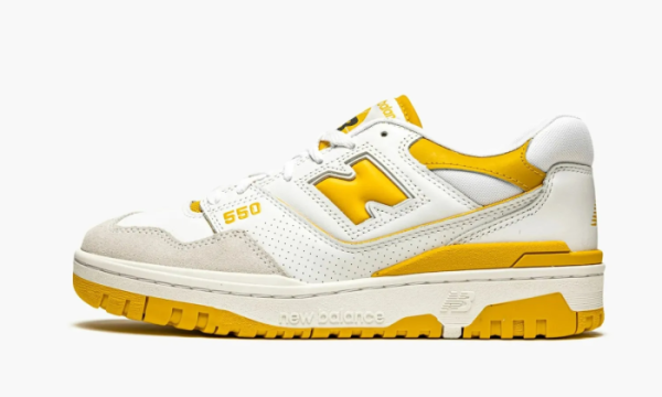 New Balance 550 Sea Salt - Varsity Gold 