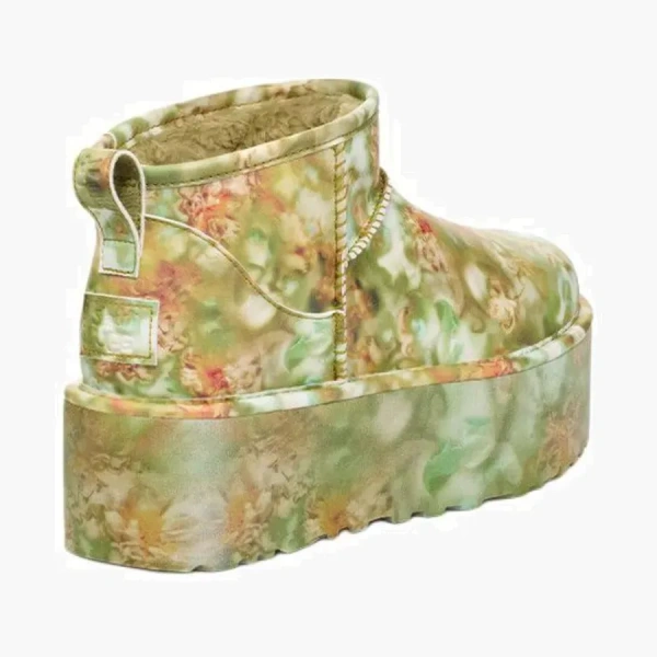 Collina Strada x Classic Ultra Mini Platform Boot 'Green Floral'  Collina Strada x Classic Ultra Mini Platform Boot 'Green Floral'