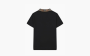 Burberry Check Trim Cotton T-shirt "Black" 