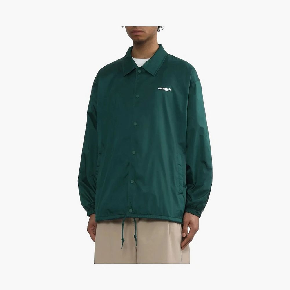 Carhartt WIP Print Coach Overshirt Green