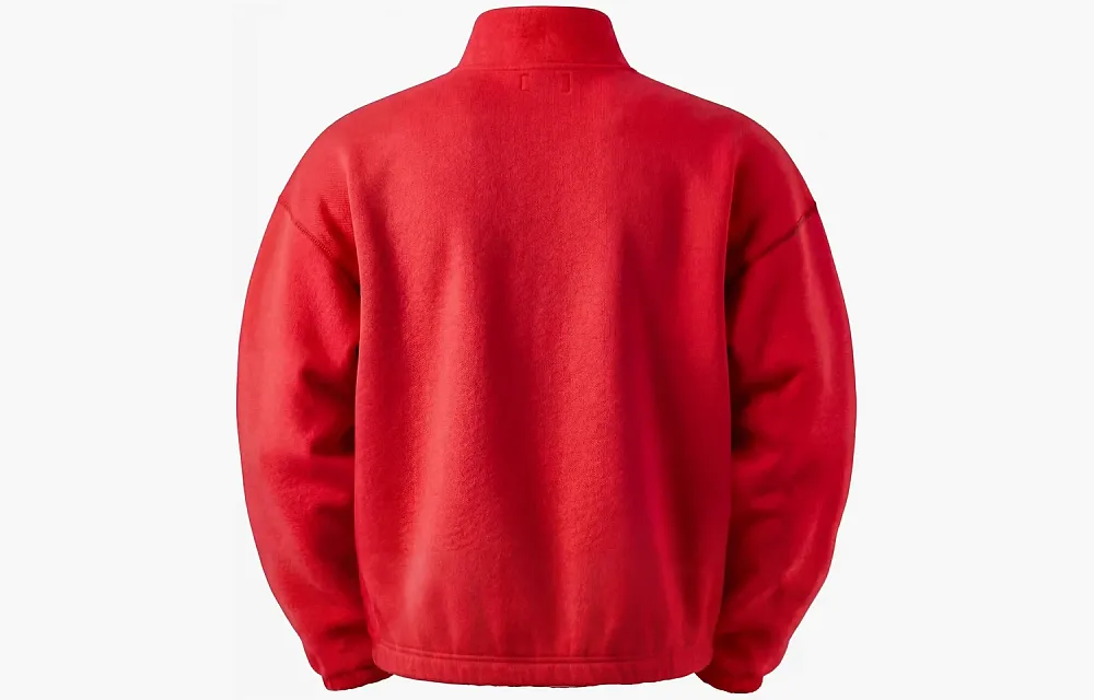 WYSION ZIP SWEATSHIRT CARMINE RED