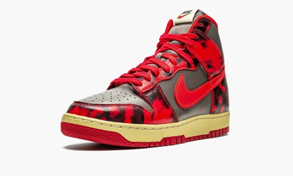 Nike Dunk High 1985 Red Acid Wash 