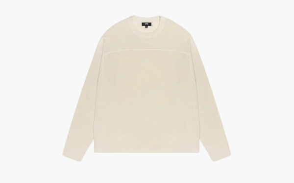 Stussy Lightweight Football Crew Bone 