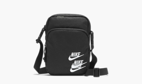 Nike Heritage Crossbody Bag Black / White 