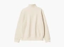 Carhartt WIP Half Zip American Script Sweatshirt Natural 