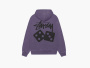Stussy Dice Zip Hoodie Pigment Dyed "Grape" 