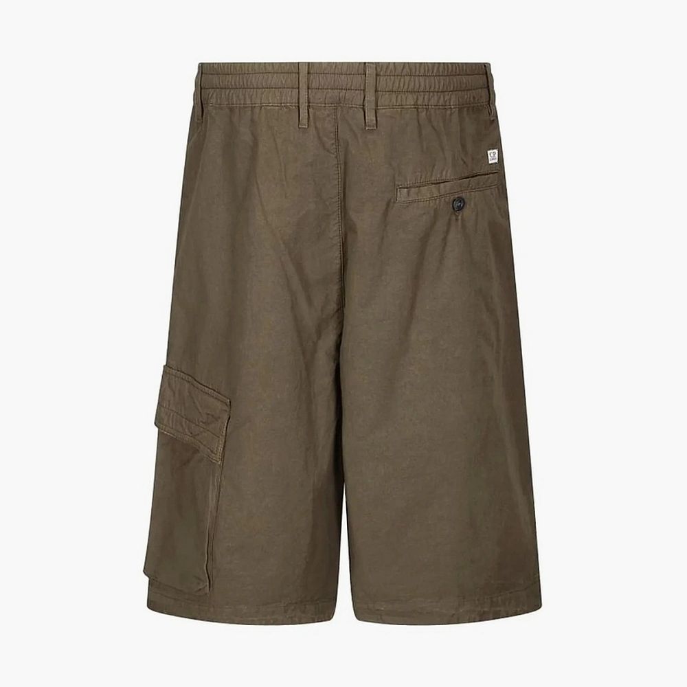 C.P. Company Micro-Reps Boxy Lens Shorts Khaki