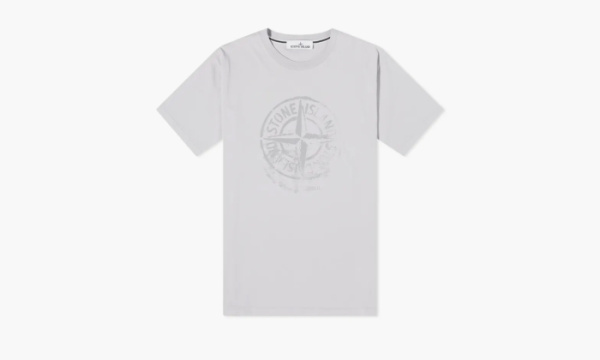 Stone Island Reflective One Badge Print T-shirt 