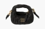 Miu Miu Matelasse Mini crossbody bag in nappa leather "Black" 