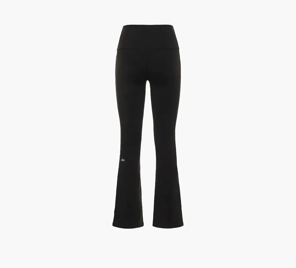 Alo Yoga Airbrush High-Waist 7/8 Bootcut Legging Black