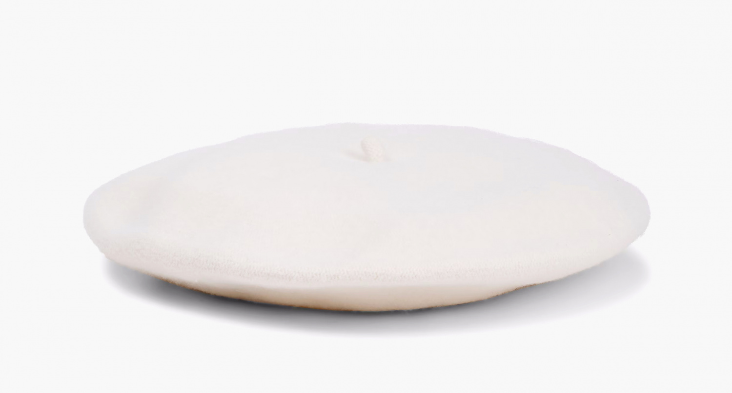 Maison Margiela Beret Hat "White" 